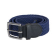 Equestro Elasticized Belt Crossed Pattern #colour_blue