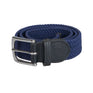 Equestro Elasticized Belt Crossed Pattern #colour_blue