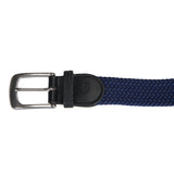 Equestro Elasticized Belt Crossed Pattern #colour_blue