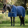 Horseware Ireland Rambo Optimo Stable Rug Medium 200g #colour_navy-thurderstorm-grey-silver