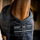 Horseware Ireland Amigo Ripstop Insulator 350g Stable Rug #colour_black-black-silver