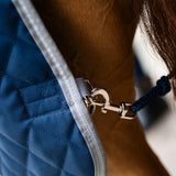 Horseware Ireland Amigo Quilted 200g Plus Stable Rug #colour_navy-titanium-grey-silver