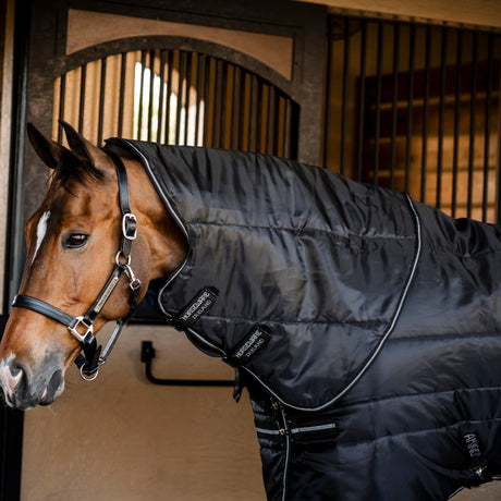 Horseware Ireland Amigo Ripstop Insulator 200g Plus Stable Rug #colour_black-black-silver