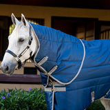 Horseware Ireland Amigo Ripstop Insulator Stable Hood 100g #colour_navy-titanium-grey
