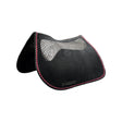Acavallo Pony Saddle Pad JS CW-CS Twin Sided Grip Gel Suede Cordura #colour_black-black-silver