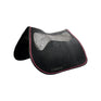 Acavallo Pony Saddle Pad JS CW-CS Twin Sided Grip Gel Suede Cordura #colour_black-black-silver