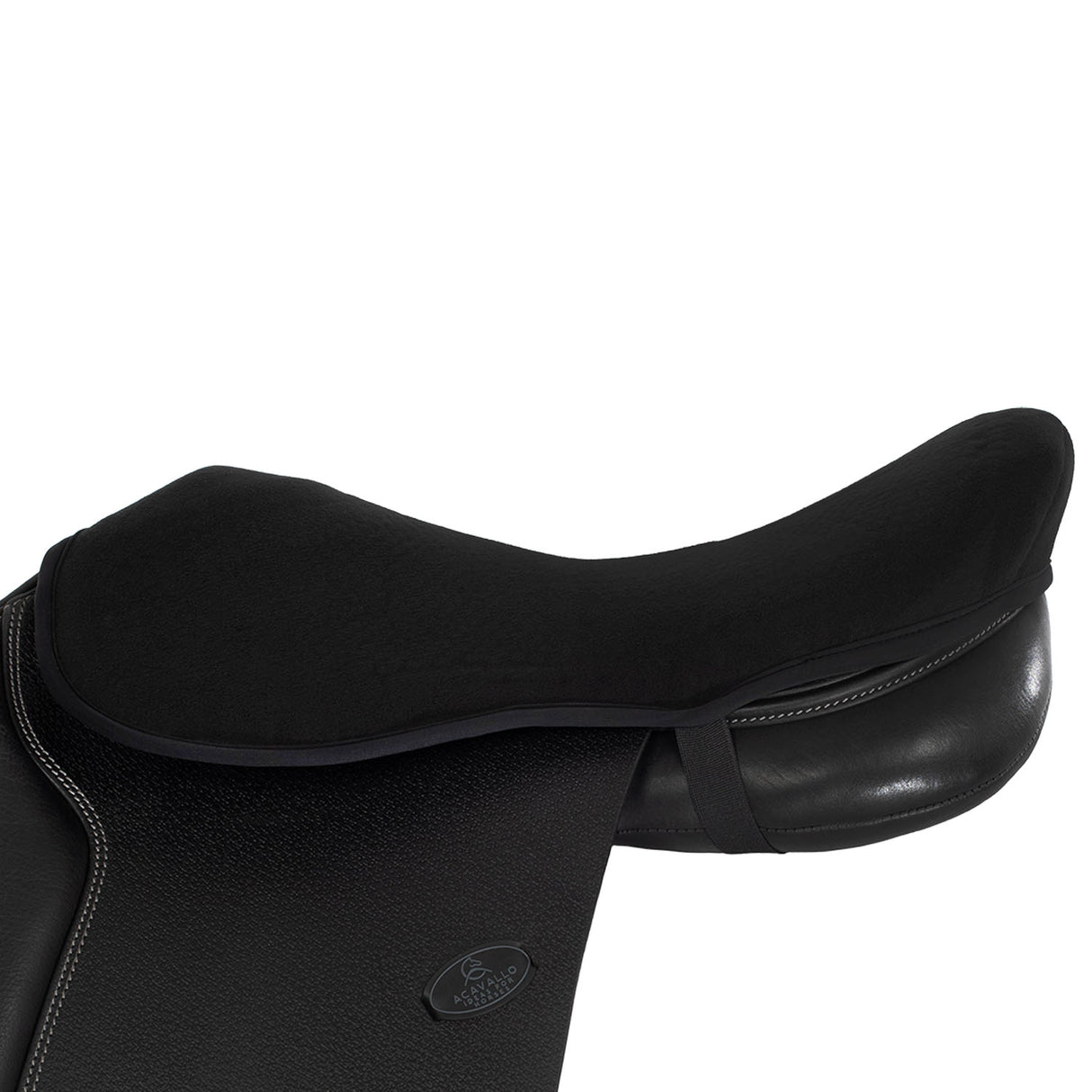 Acavallo Pony Standard Seat Saver Jumping Classic Gel-In Dri-Lex #colour_black