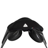 Acavallo Pony Standard Seat Saver Jumping Classic Gel-In Dri-Lex #colour_black