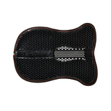 Acavallo Gel Ns Hexagonal Microfleece Flat #colour_black-brown