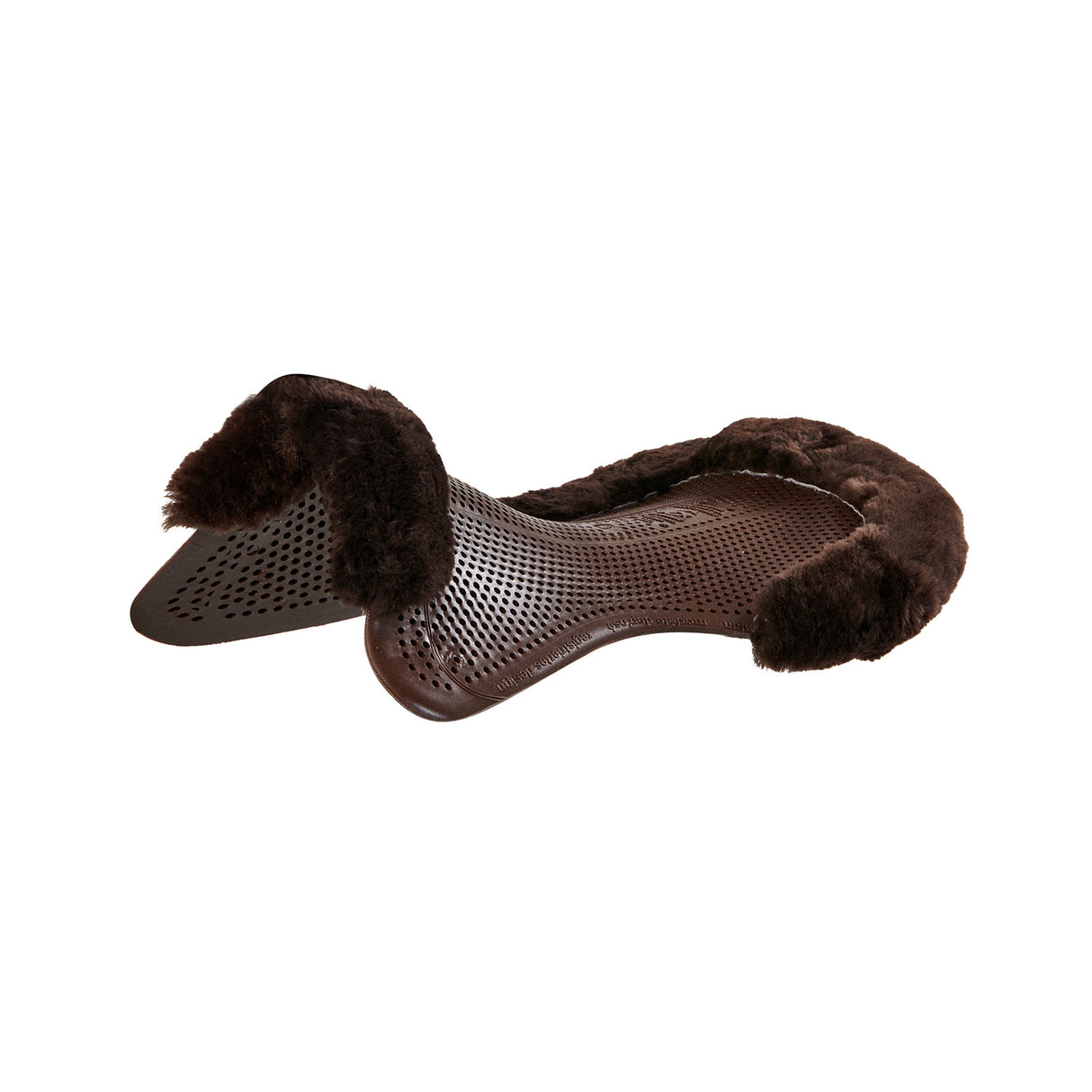 Acavallo Gel Ns-S Classic-S Cut-Out Dri-Lex Flat #colour_brown-brown