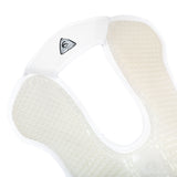 Acavallo Pad SP WFS Suede Rear Sheepskin Hexagonal Gel Flat #colour_white-white