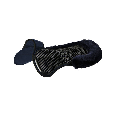 Acavallo Pad SP WFS Suede Rear Sheepskin Hexagonal Gel Flat #colour_blue-blue
