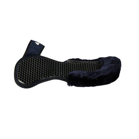 Acavallo Pad SP WFS Suede Rear Sheepskin Hexagonal Gel Flat #colour_blue-blue