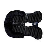 Acavallo Pad SP WFS Suede Rear Sheepskin Hexagonal Gel Flat #colour_blue-blue