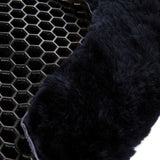 Acavallo Pad SP WFS Suede Rear Sheepskin Hexagonal Gel Flat #colour_blue-blue