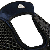 Acavallo Pad SP WFS Suede Rear Sheepskin Hexagonal Gel Flat #colour_blue-blue