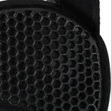 Acavallo Pad SP WFS Suede Rear Sheepskin Hexagonal Gel Flat #colour_black-black