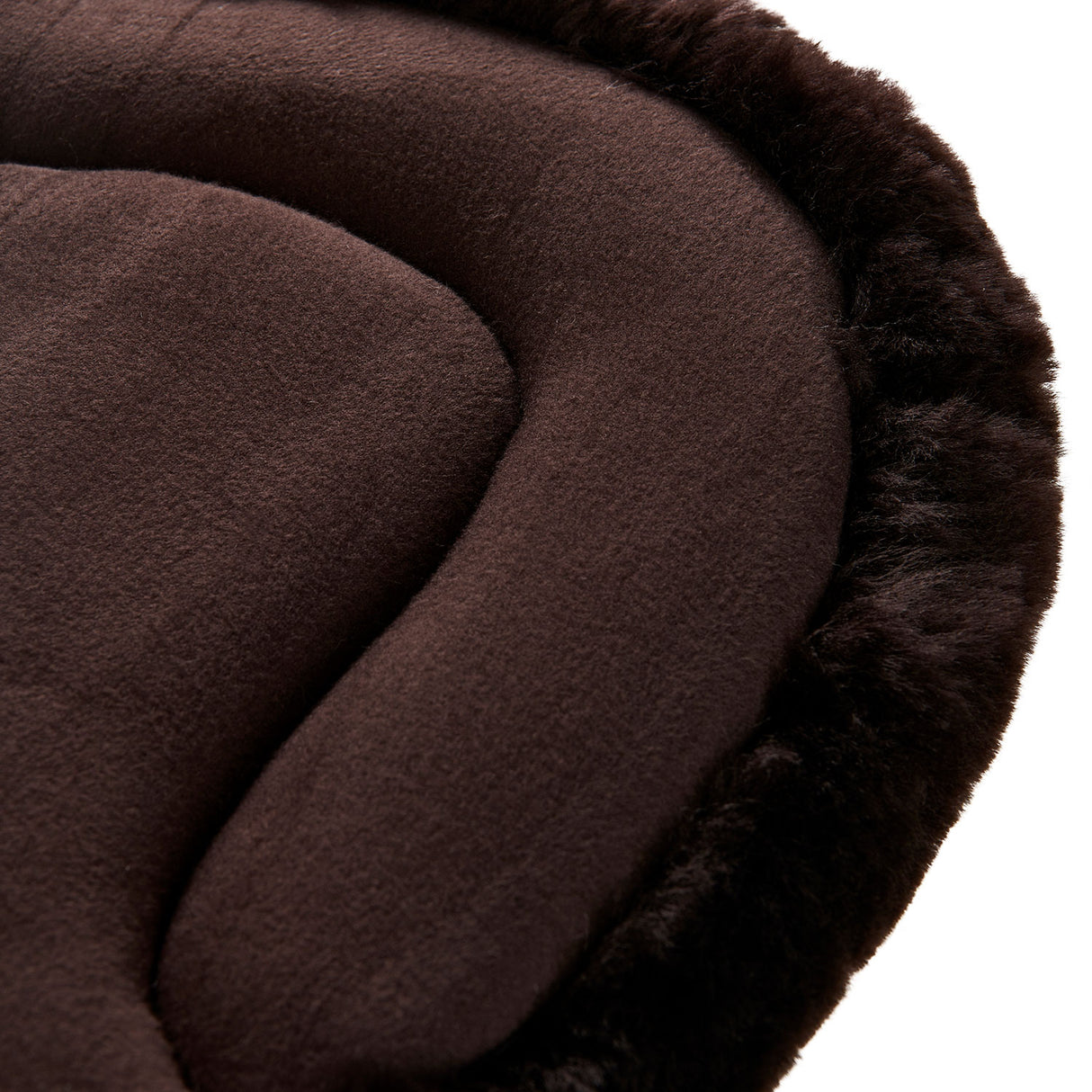 Acavallo Pad Mf-S Wfs Suede Rear Sheepskin Hexagonal Gel Flat #colour_brown-brown