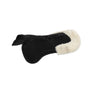 Acavallo Pad Mf-S Wfs Suede Rear Sheepskin Hexagonal Gel Flat #colour_black-white