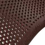 Acavallo Gel Ns-S Classic-S 1/2 Cut-Out Flat #colour_brown-brown