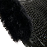 Acavallo Gel Ns-S Classic-S 1/2 Cut-Out Flat #colour_black-black