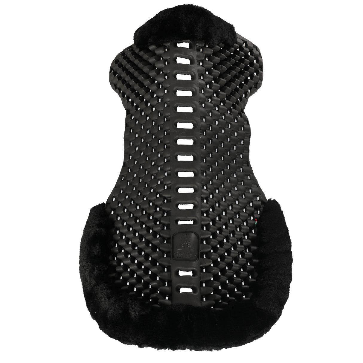 Acavallo Pad Piuma-FS Respira-FS Cut-Out Eva Front & Rear Riser #colour_black