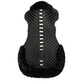 Acavallo Pad Piuma-FS Respira-FS Cut-Out Eva Front & Rear Riser #colour_black
