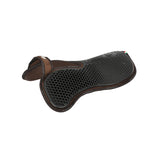 Acavallo Pad MF WFS Suede Hexagonal Gel Front Riser #colour_brown