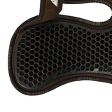 Acavallo Pad MF WFS Suede Hexagonal Gel Front Riser #colour_brown