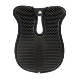 Acavallo Pad MF WFS Suede Hexagonal Gel Front Riser #colour_blue