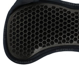 Acavallo Pad MF WFS Suede Hexagonal Gel Front Riser #colour_blue