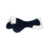 Acavallo Pad MF-S JCCS-S CW-CS Suede Cut-Out Sheepskin Flat #colour_blue-white