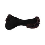 Acavallo Pad MF-S JCCS-S CW-CS Suede Cut-Out Sheepskin Flat #colour_black-brown