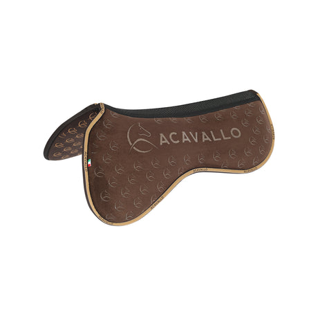 Acavallo Pad MF DS SW-3DS Suede Silicone Grip Flat #colour_brown