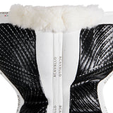 Acavallo Pad Mf-S Jccs-S Cw-Cs Suede Cut-Out Sheepskin Gel Grip Flat
#colour_white-white