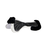 Acavallo Pad Mf-S Jccs-S Cw-Cs Suede Cut-Out Sheepskin Gel Grip Flat
#colour_white-black