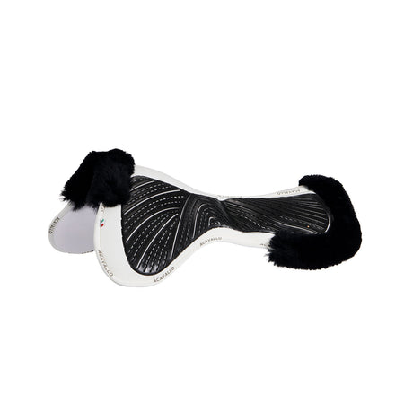 Acavallo Pad Mf-S Jccs-S Cw-Cs Suede Cut-Out Sheepskin Gel Grip Flat
#colour_white-black