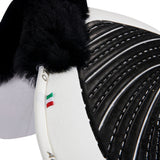 Acavallo Pad Mf-S Jccs-S Cw-Cs Suede Cut-Out Sheepskin Gel Grip Flat
#colour_white-black