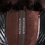 Acavallo Pad Mf-S Jccs-S Cw-Cs Suede Cut-Out Sheepskin Gel Grip Flat
#colour_brown-brown