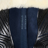 Acavallo Pad Mf-S Jccs-S Cw-Cs Suede Cut-Out Sheepskin Gel Grip Flat
#colour_blue-natural