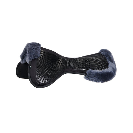 Acavallo Pad Mf-S Jccs-S Cw-Cs Suede Cut-Out Sheepskin Gel Grip Flat
#colour_black-blue