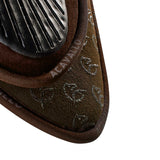 Acavallo Pad Mf Jccs Sw-3Ds Suede Double Sided Grip Flat #colour_brown