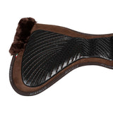 Acavallo Pad Mf-S Jccs-S Cw-Cs Suede Cut-Out Faux Sheepskin Gel Grip Flat