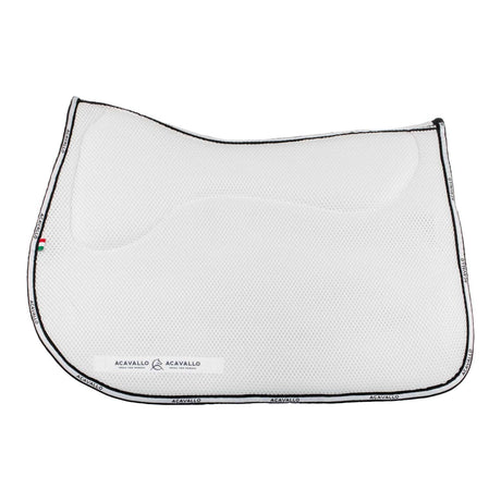 Acavallo Saddle Pad JS CW-3Ds Memory Foam 3D Spacer #colour_white