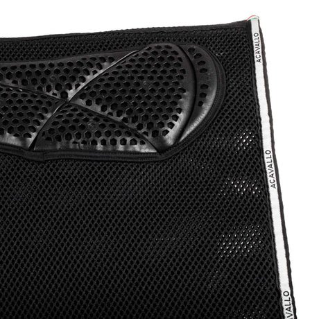 Acavallo Saddle Pad DS CW-3Ds Memory Foam 3D Spacer Gel Grip #colour_black