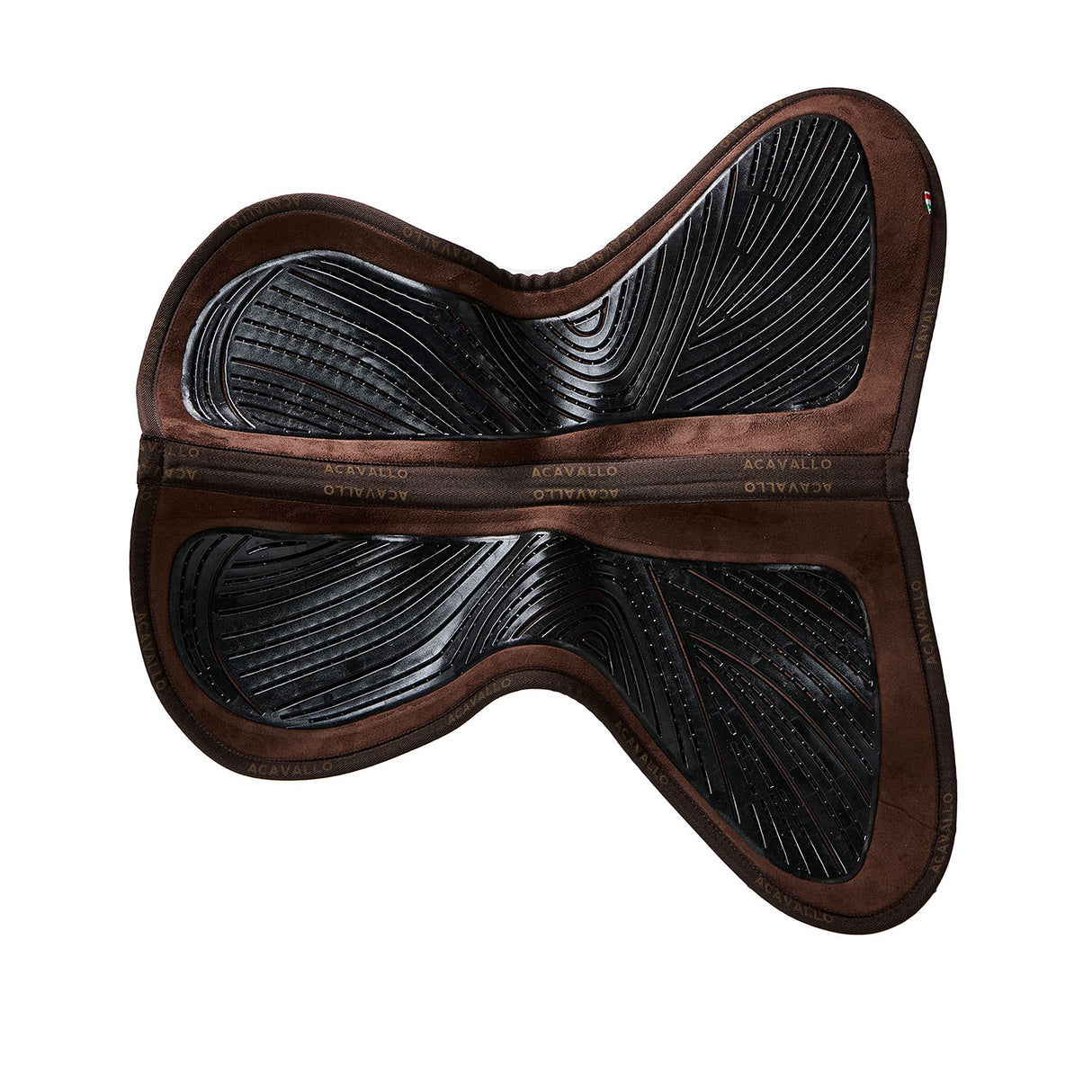 Acavallo Pad SP JCCS CW-CS Suede Twin-Sided Gel Grip Flat #colour_brown
