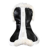 Acavallo Pad SP JCCS CW-CS Suede Cut-Out Sheepskin Twin Sided Gel Flat #colour_white-white