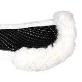 Acavallo Pad SP JCCS CW-CS Suede Cut-Out Sheepskin Twin Sided Gel Flat #colour_white-white