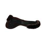 Acavallo Pad SP JCCS CW-CS Suede Cut-Out Sheepskin Twin Sided Gel Flat #colour_brown-brown