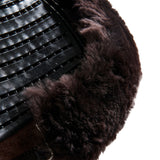 Acavallo Pad SP JCCS CW-CS Suede Cut-Out Sheepskin Twin Sided Gel Flat #colour_brown-brown